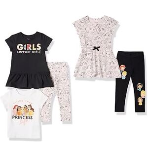 Disney Princess Amazon Essentials Girls Mix-and-Match Outfit 5pcs Set Unopened
